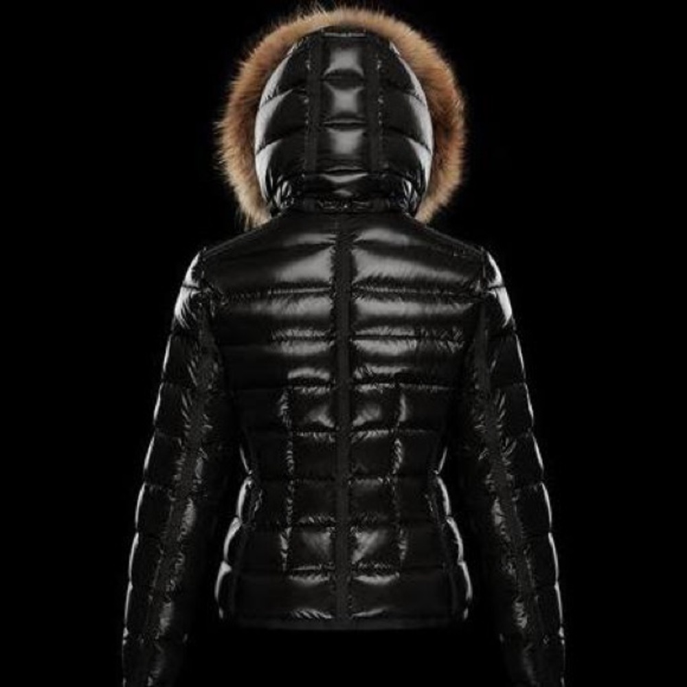Moncler Armoise Shiny Quilted Short Outerwear - Picture 2 of 2